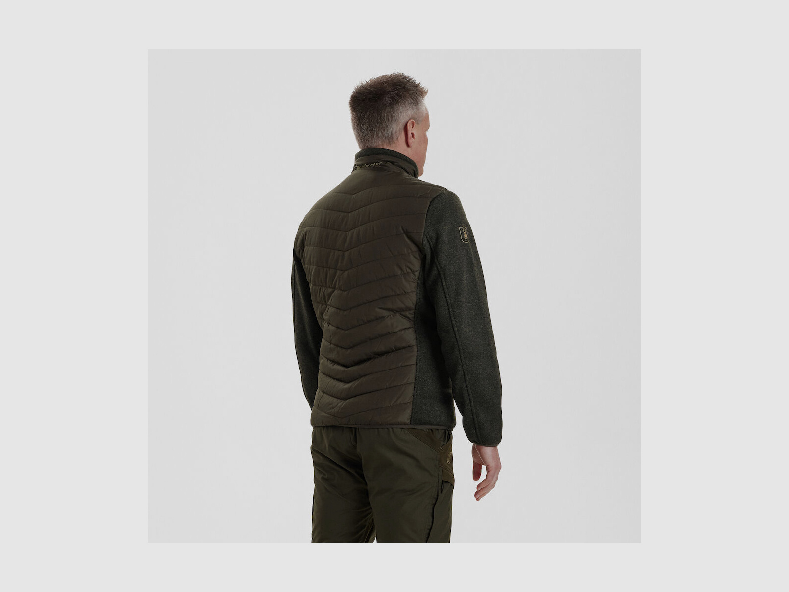 DEERHUNTER Moor Jacke wattiert mit Strick Timber