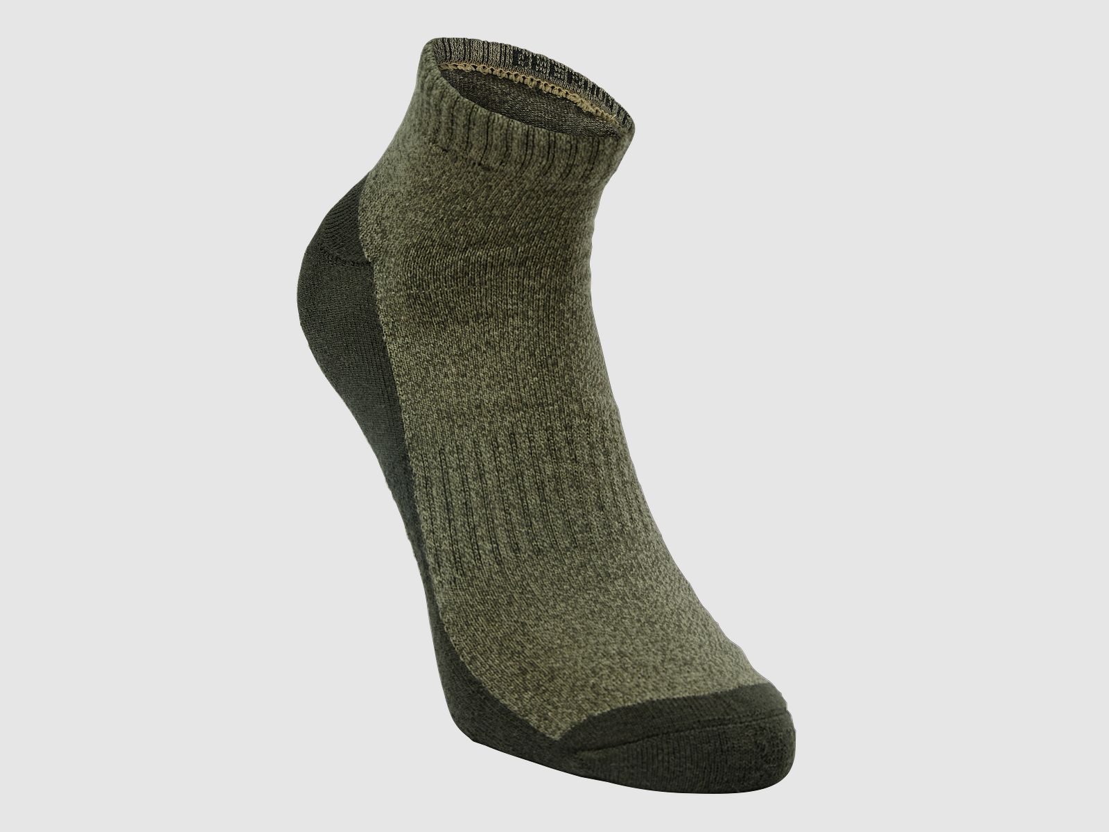 Hemp Mix Sneaker Socks - Green - Size: 40/43