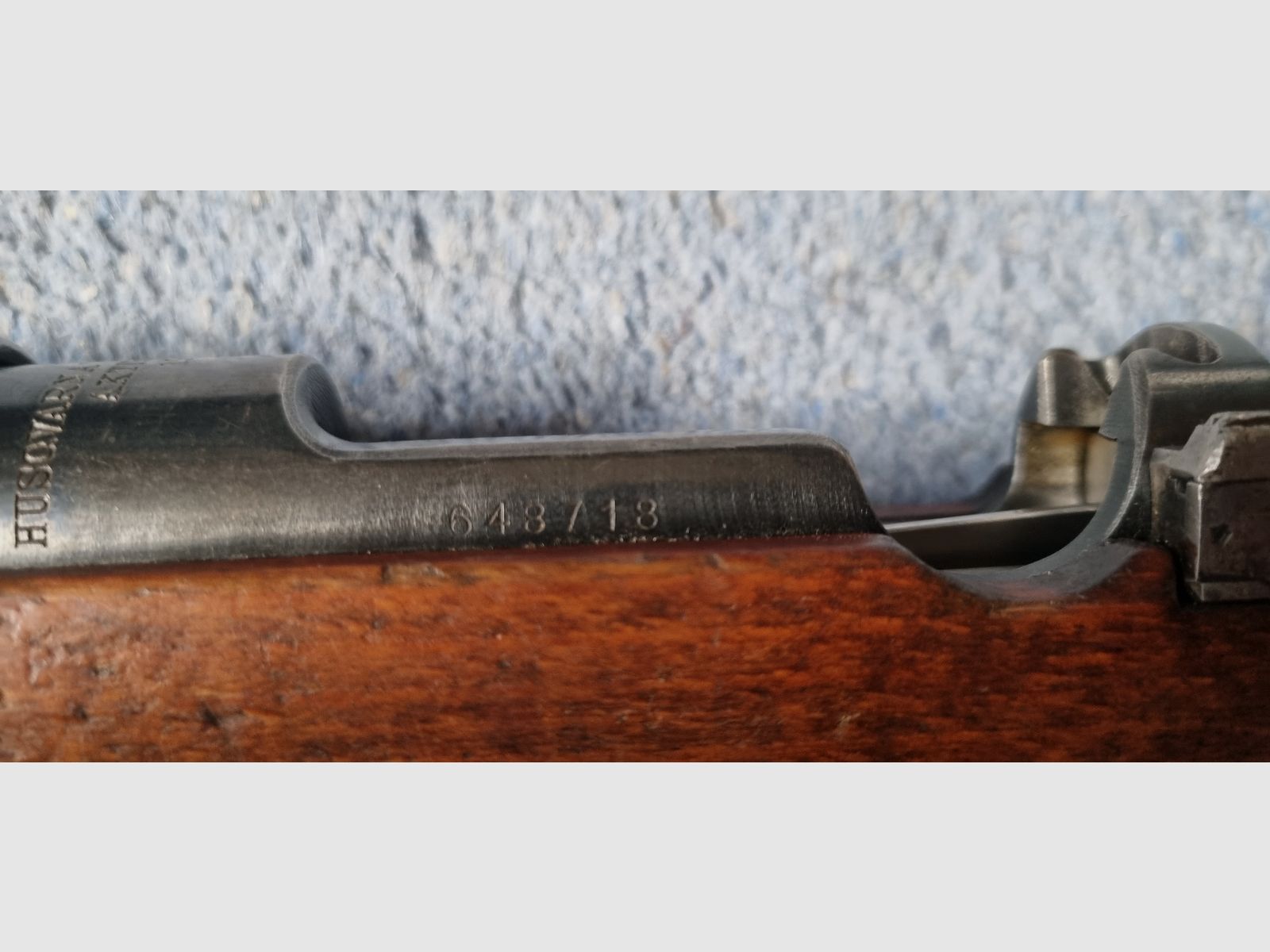 Schwedenmauser M96/38 Husqvarna Aktiebolag 1942 Einzellader 6,5x55, Selten !