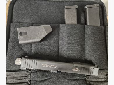 Système de changement Advantage Arms .22lr Glock 17/22 Gen 5 avec filetage