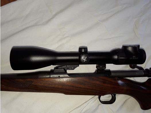 Mauser M 12 kaliber .308 win, geluiddemper, Swarovski ansichtglas, Zeiss drijfjachtglas