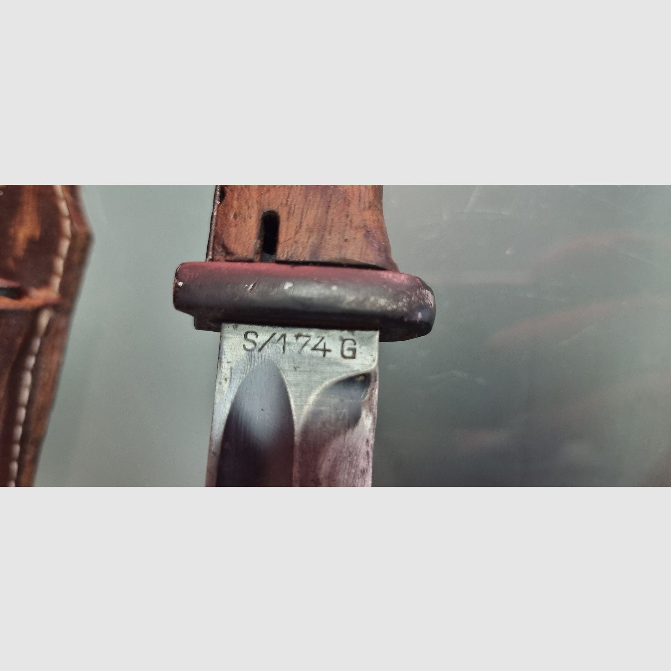 Wehrmacht/Heer-Seitengewehr/Bajonett zum 98 K, 2. Weltkrieg