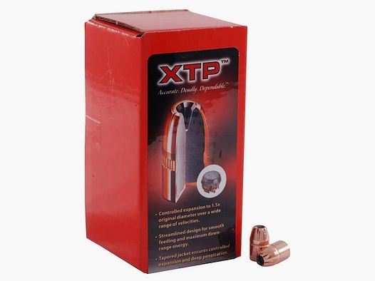Balle Hornady .38/.357 HP/XTP avec anneau de sertissage 140GR 100 pièces