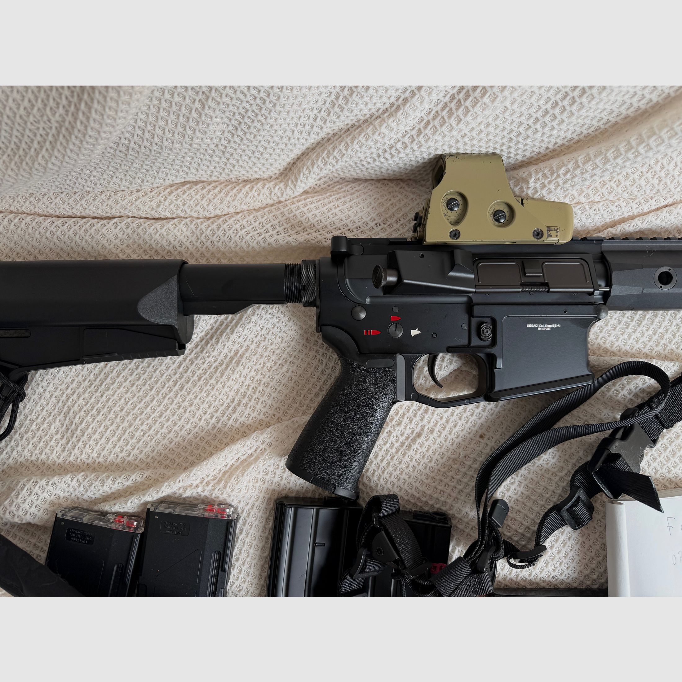 BEGADI SPORT M4 "NOVA" CQB -GEN.5- UPGRADE S-AEG WITH PRO HOPUP