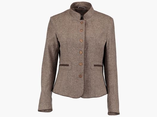 Gipfelstürmer Damenjanker Stehbundkragen Mittelbeige