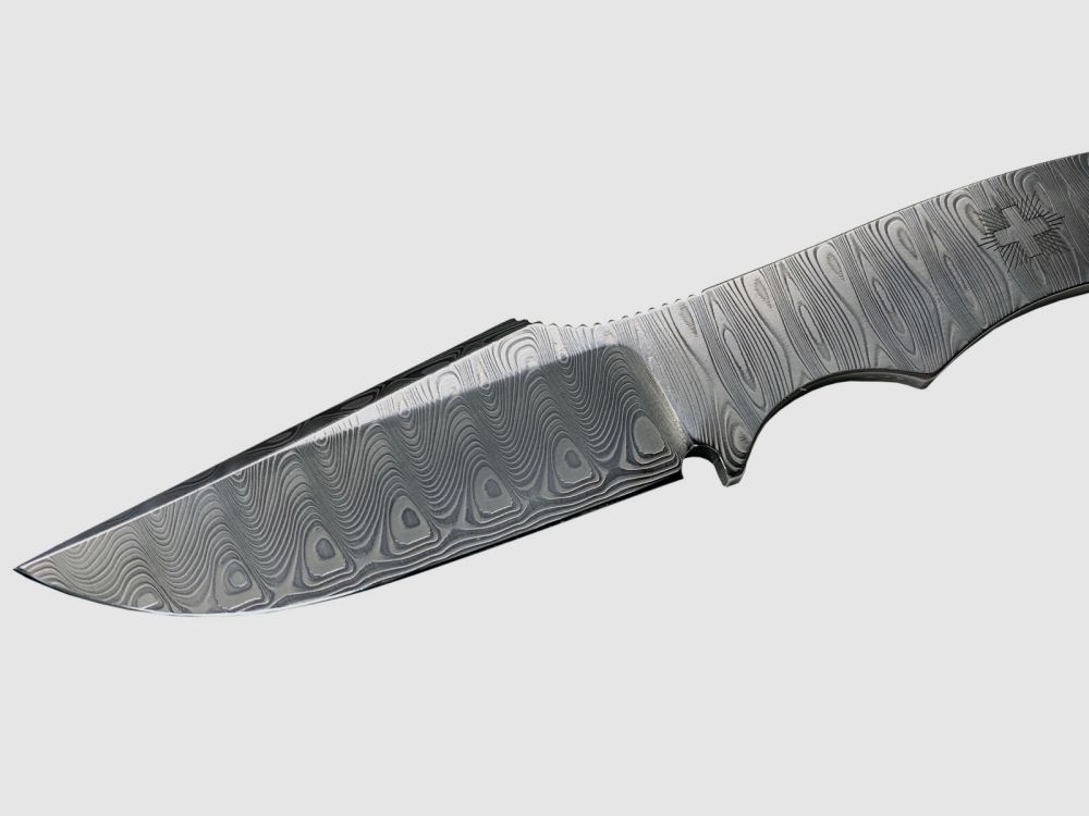 SWISS BORDER GUARD KNIFE MODELL 23 DAMAST, Bild 2 von 3