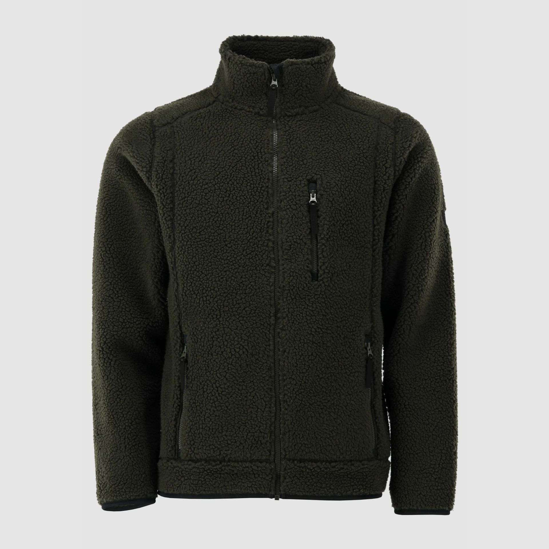 Tom Collins Herren-Teddyfleecejacke mit Reißverschluss, Bild 1 von 3