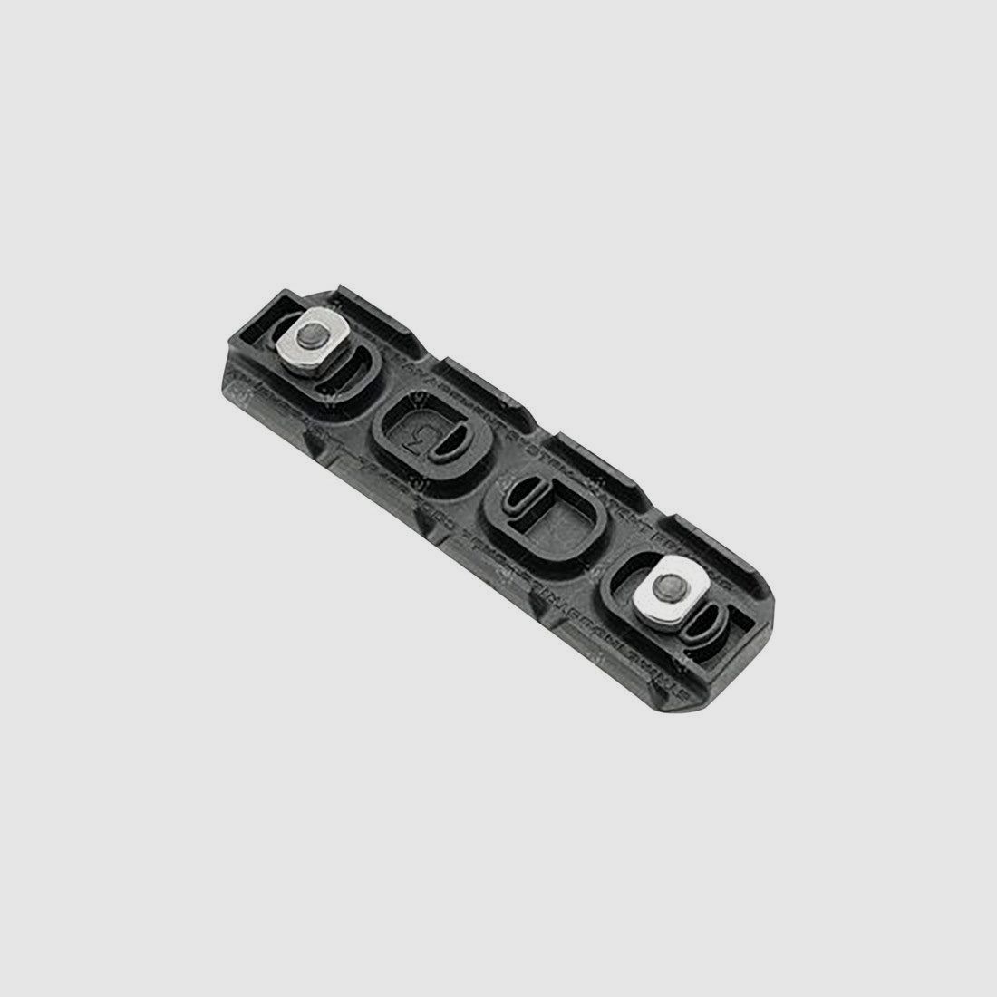 STRIKE INDUSTRIES-Coperture per rotaia M-LOK AR-15 per gestione cavi, lunghe, nere, confezione da 2, immagine 2 di 3