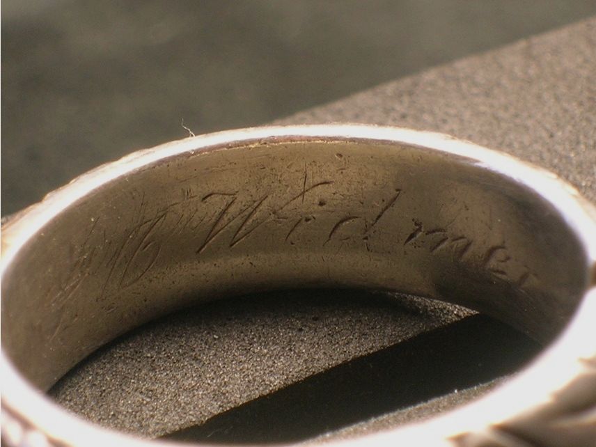 Anillo de plata SS Anillo de honor SS de la Segunda Guerra Mundial