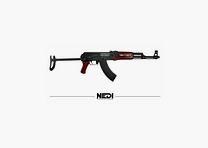 NEDI AK47s Kalashnikov with folding stock