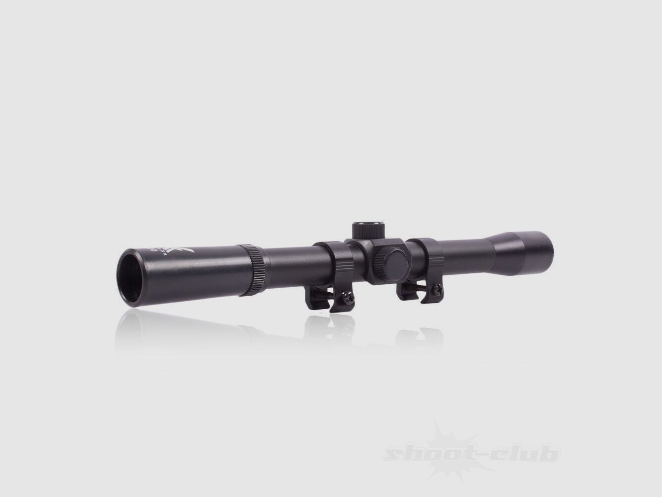 shoXx Zielfernrohr LG-Target Serie 4x20 + 2 Montageringe