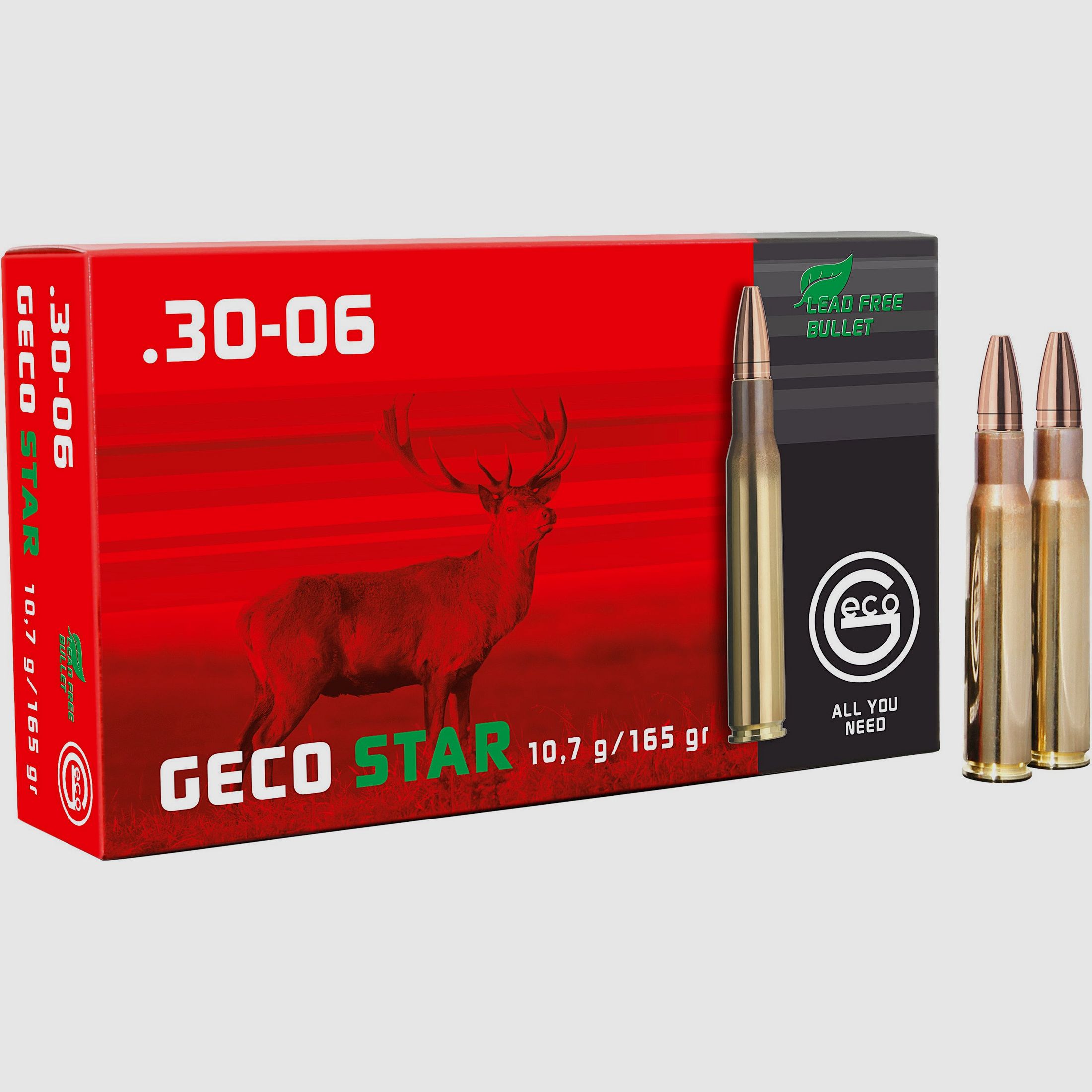Geco Bchsenpatronen Star .30-06 Spr. 165 grains