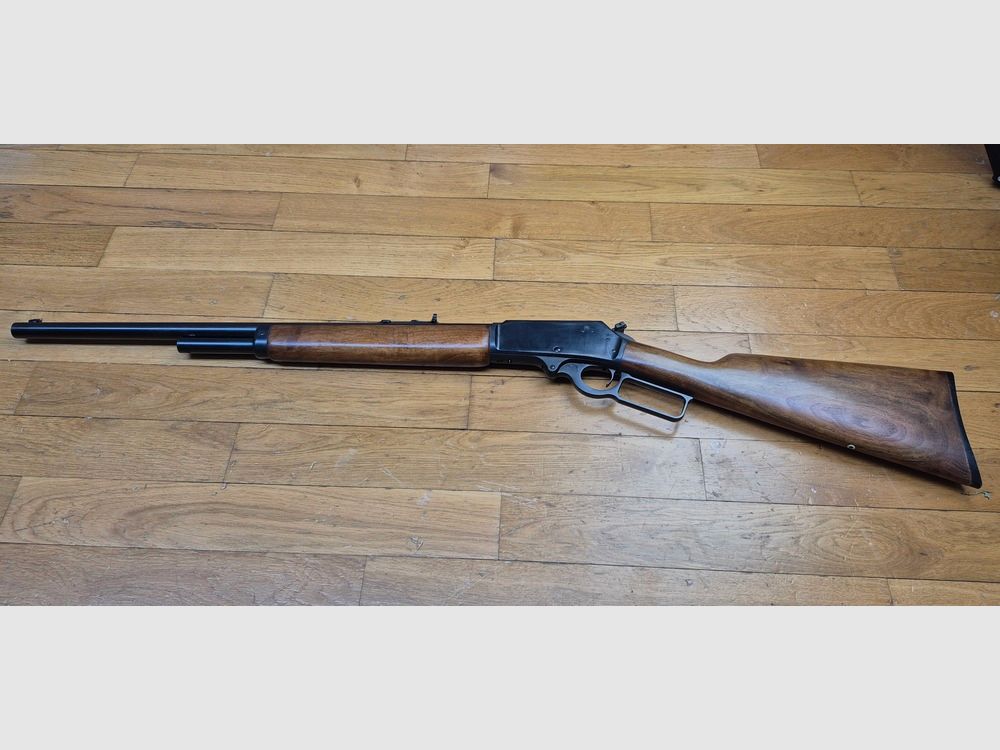Wunderschöne Marlin Unterhebelrepetierbüchse – Modell 1895 – Kal. 45-70 Gvt – 6 Schuss – Seltenes Stempel « JM » – Hochwertige Marlin-Waffe vor der Insolvenz! – Hervorragende Fertigung in New Haven von 1974 – Ausgezeichneter Zustand – TBE+++, Bild 32 von 46