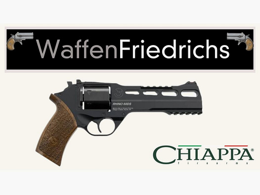 CHIAPPA	 RHINO 60DS Revolver Brüniert | schwarz -Waffen Friedrichs