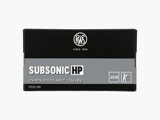 RWS 40grs SUBSONIC HP 50STK