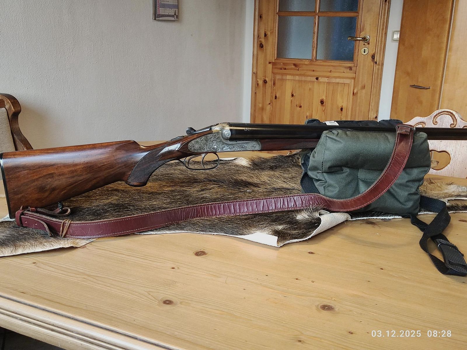 Merkel Doppelflinte 12/70