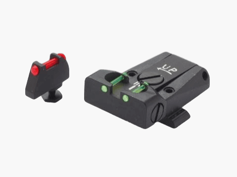 LPA Fiber Optic-Visier TTF für Glock-Pistolen inkl. Korn
