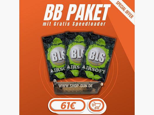 0.32g BLS BIO Sparpaket mit Speedloader