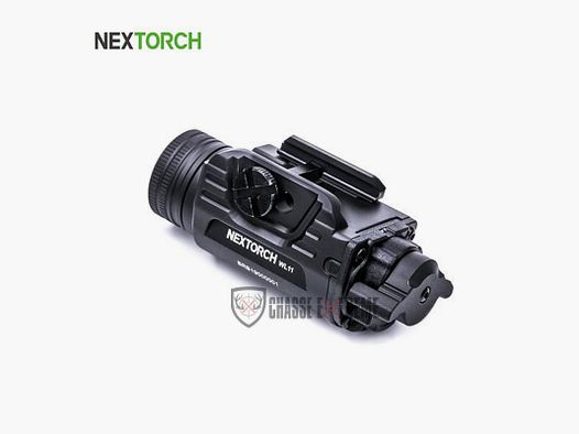 Rechargeable flashlight for handguns WL11 - white light - 650 lumens