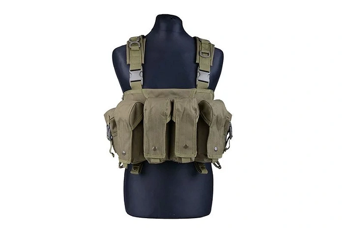 Commando chest-type tactical vest – olive, image 5 of 10