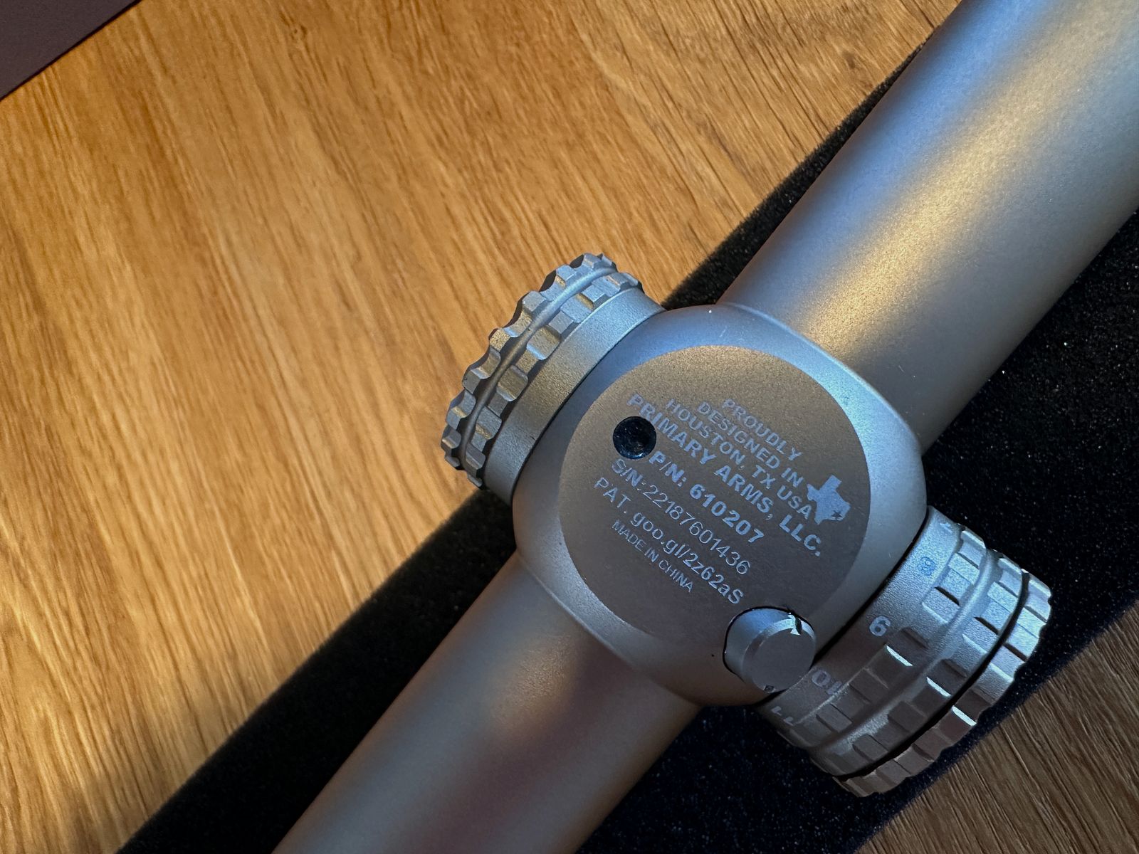 Primary Arms SLx 1-6x24 SFP Gen IV NOVA FDE