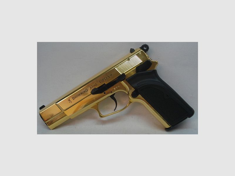 GPDA 9 Kal.9mm P.A.K. - gold finish