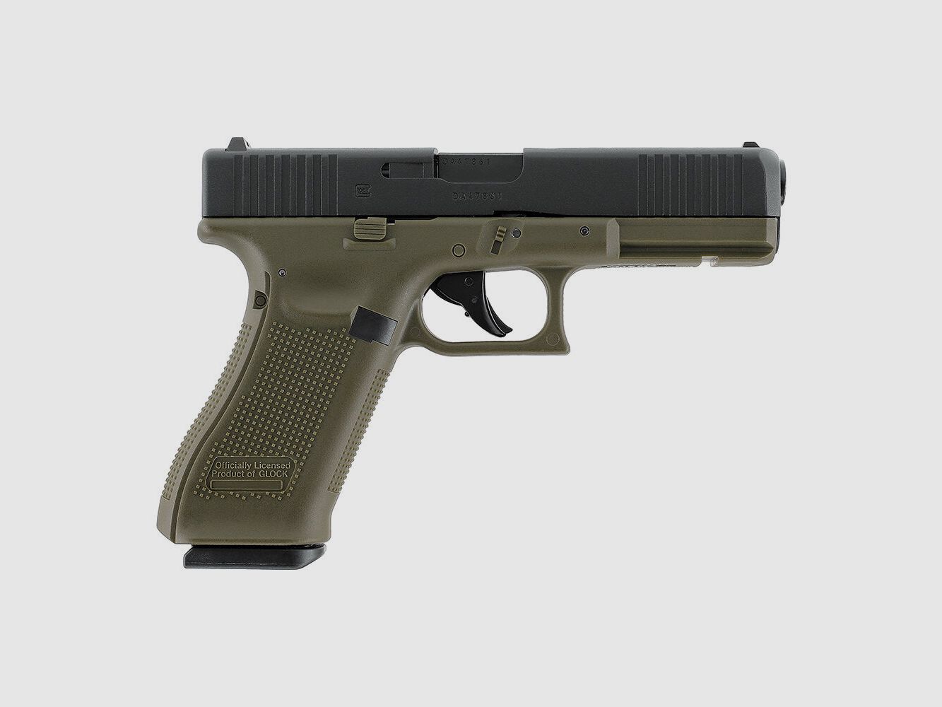 Glock 17 Gen5 Co2 Pistole Blowback 4,5mm Battlefield Green