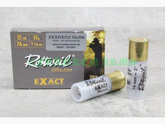 Rottweil EXACT Magnum 12/76 32g 5 piezas