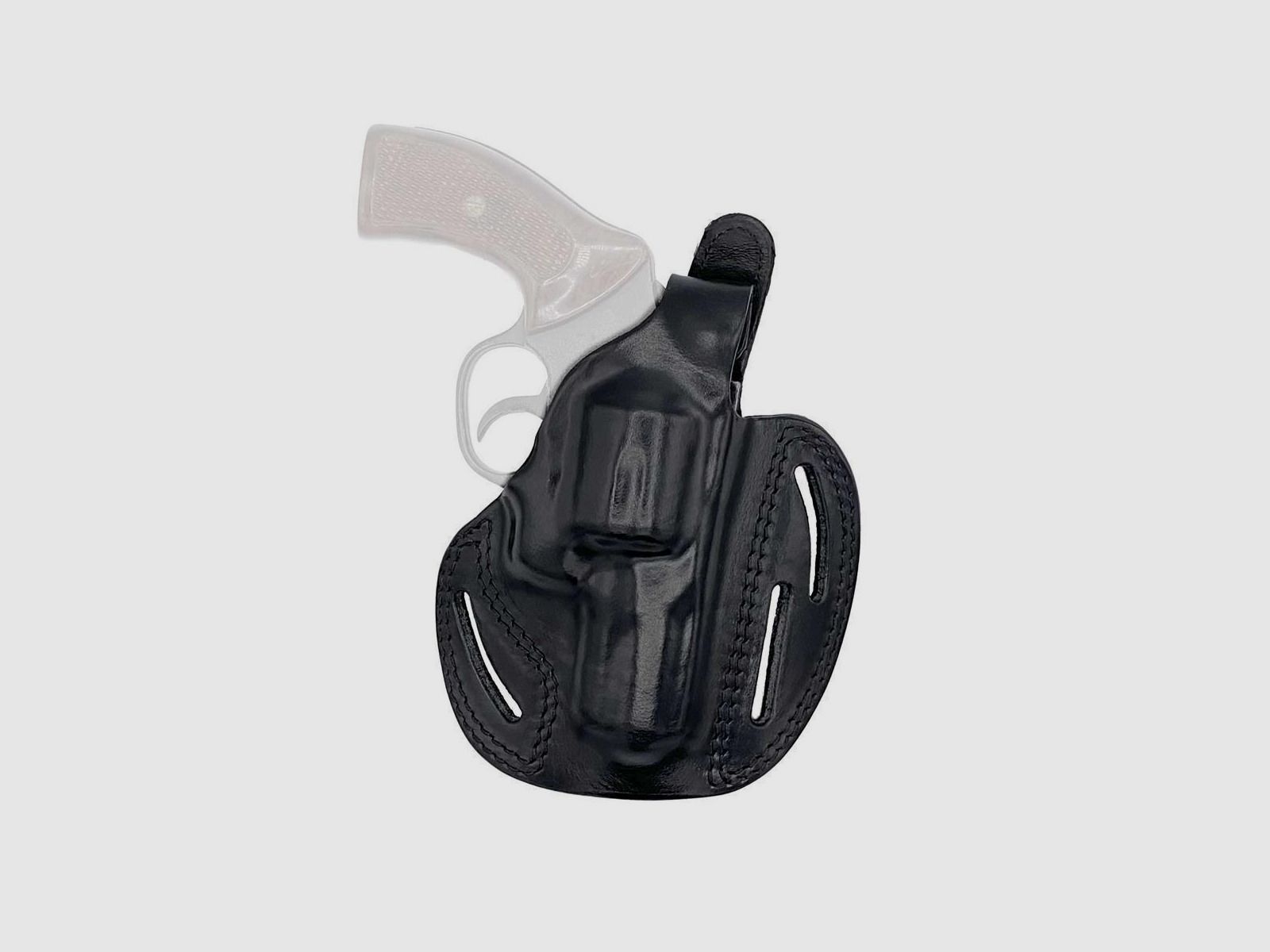 Pancake Holster mit zwei Tragepositionen 3" N-Frame S&W 27/29/325/327/329/610/625/627/629,Taurus 17/44/97/425/990/991/992 Schwarz Rechtshänder