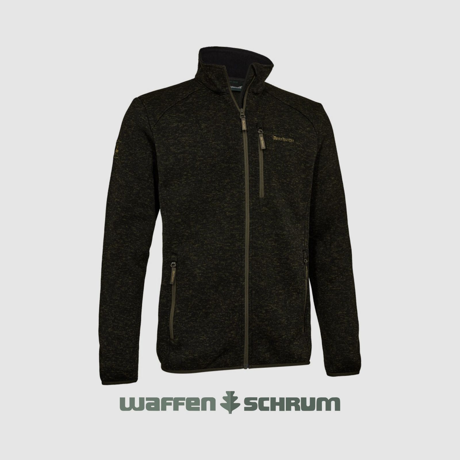 Deerhunter Fleece Jacket Moor Knitted