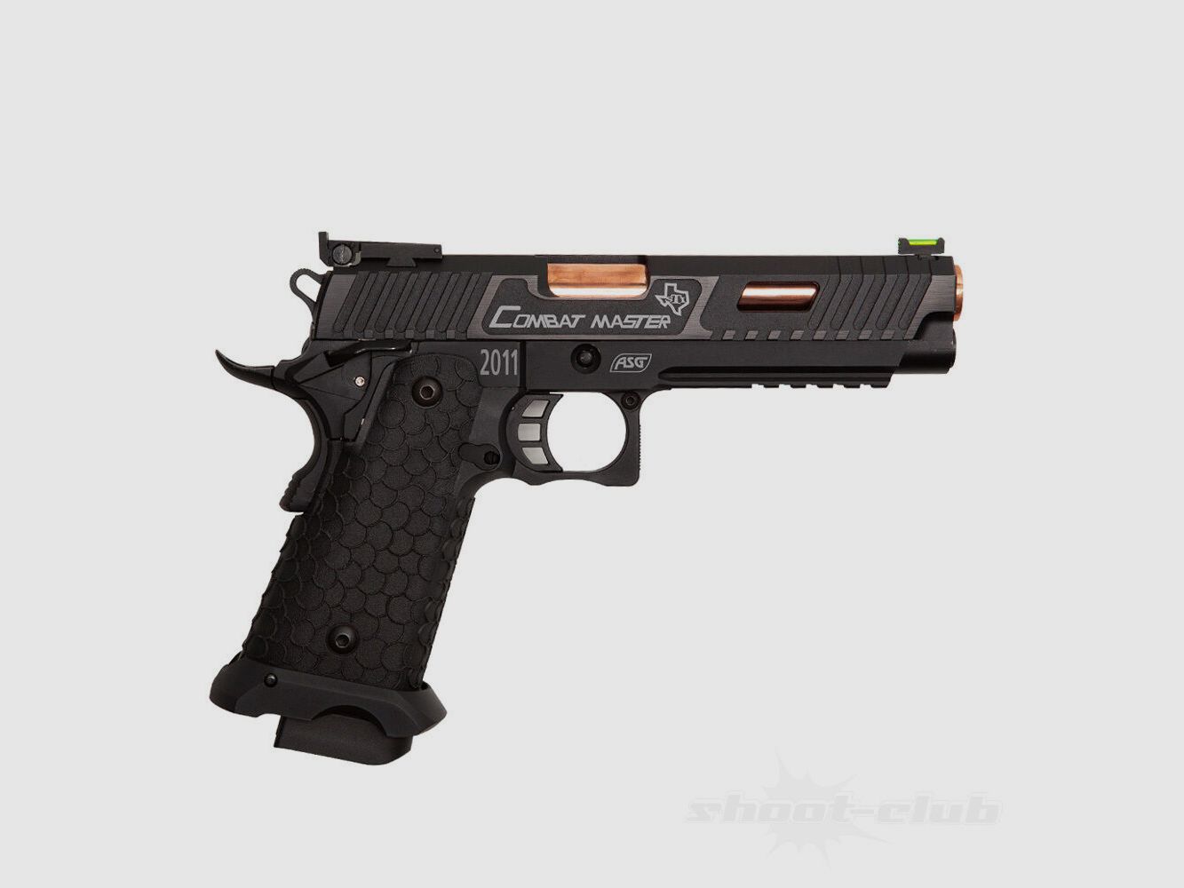 ASG STI Combat Master Airsoft Co2 6mmBB Metaal Blow Back Zwart