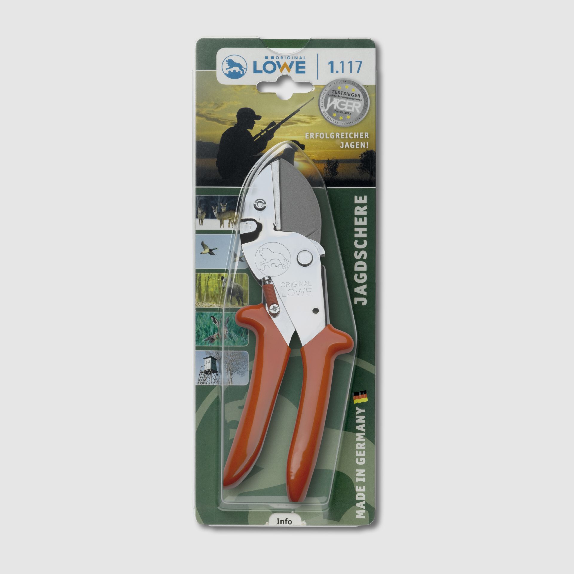 Hunting scissors lion