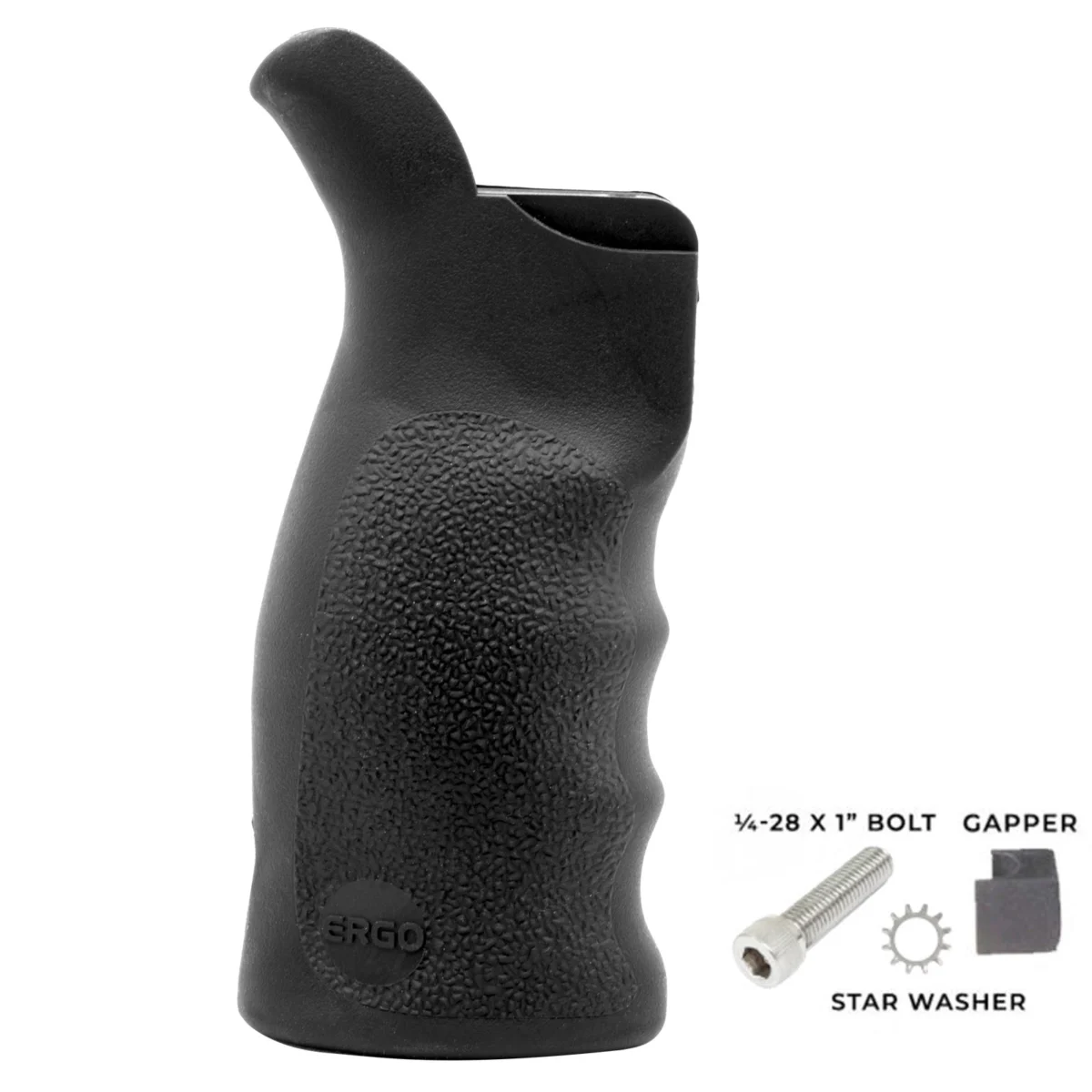 Grip AR Suregrip TDX-0 ERGO schwarz, Tactical Deluxe Zero Angle, Präzision
