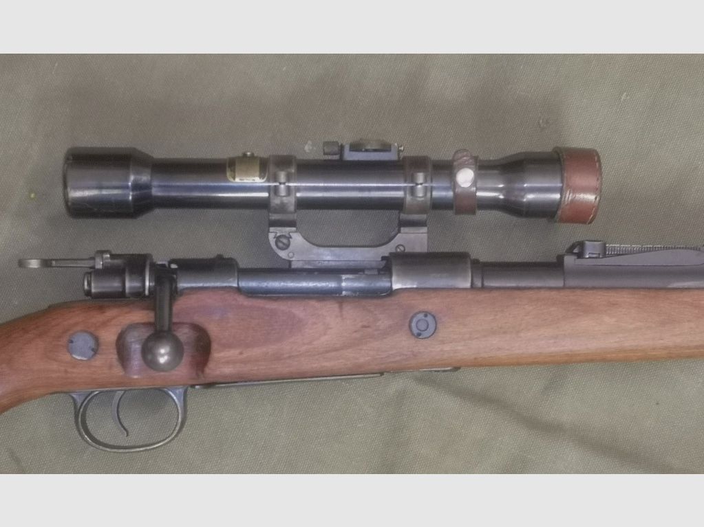 K98 SS-Scharfschützen mit Kahles Helio 4 Nummerngleich