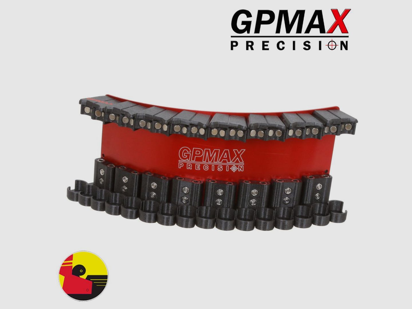 GP Max – BLOCCO 32 SHOOT BASE ZWART – Kal. 12 – Holster, afbeelding 3 van 6