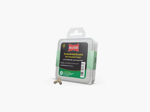 Ballistol Classic Viltwads voor Loopreiniging 60 st. kal. 4,5/.177