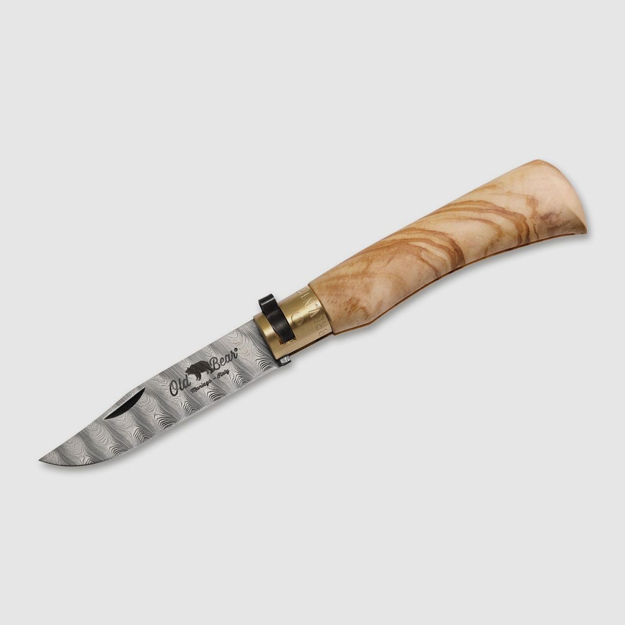 Taschenmesser Collection M Damascus Olive Damastmesser 42a konform legal fhren