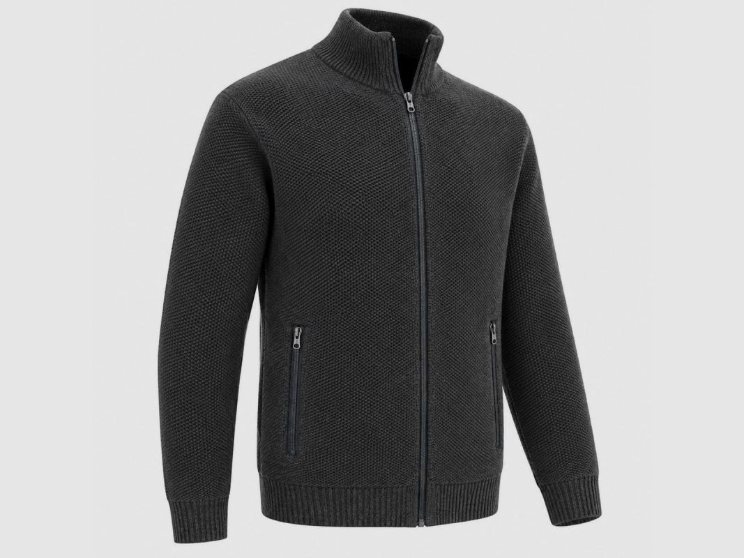 Grünes Galéo Herren-Mikrofleece-gefüttertes Zip-Gilet, Bild 3 von 3