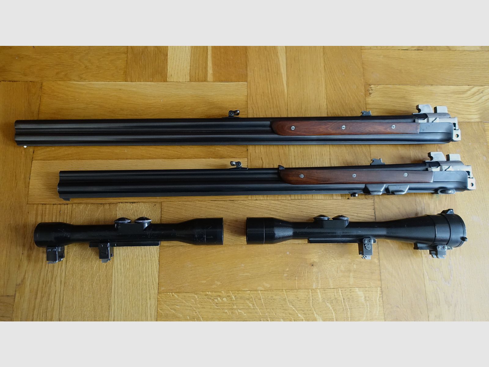 Bockdoppelbüchse Merkel BDB 221E 8x57JRS / Zeiss Diavari 3-12x56