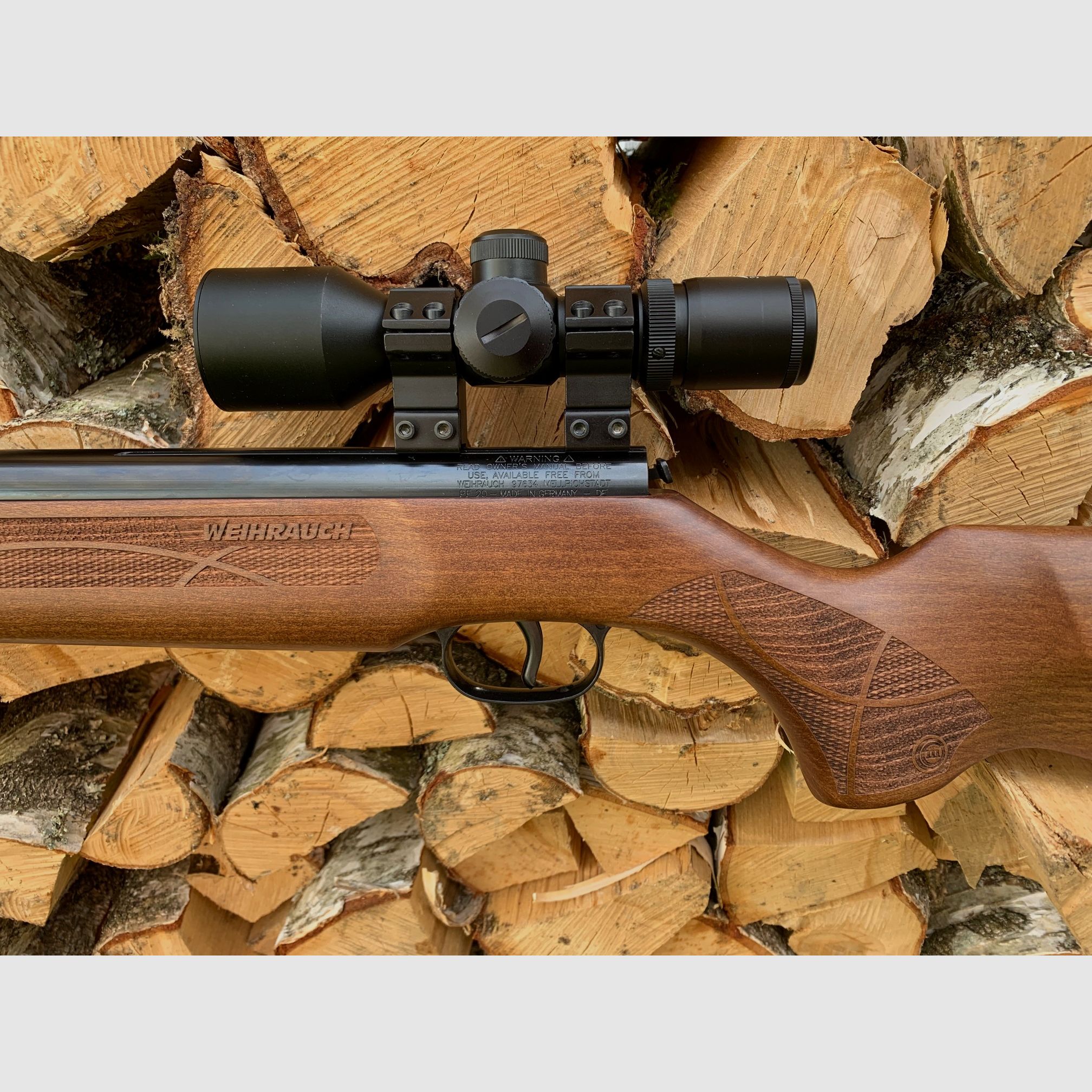 Weihrauch HW 50 M/II mit Schalldämpfer Kal. 4,5mm und Zielfernrohr 3-9x40 compact