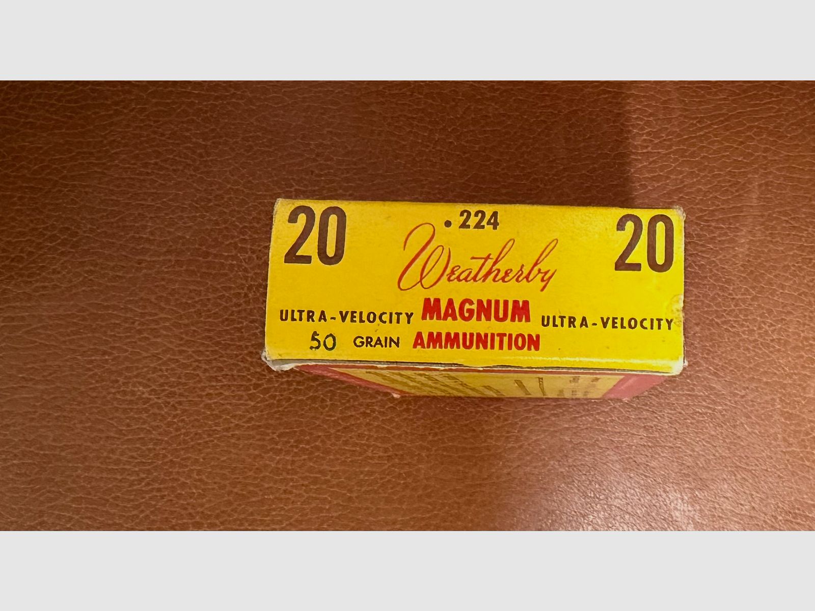 Weatherby - USA rifle cartridges .224WBY.Mag, immagine 2 di 2