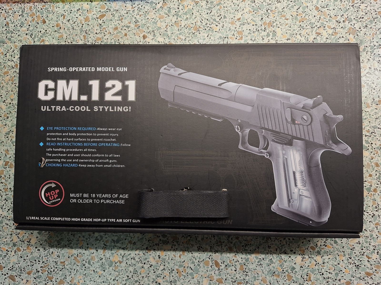 Softair CM.121 G.S.G Kal.6mm BB: < 0,5 Joule