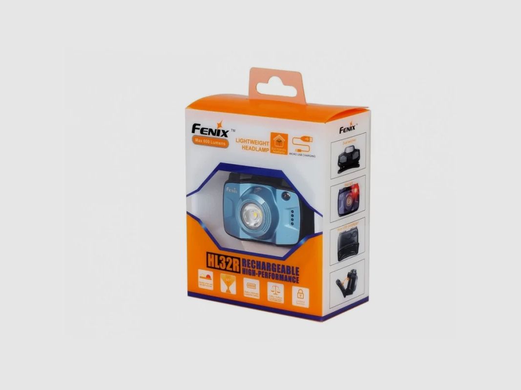 Fenix HL32R blue headlamp, image 4 of 4