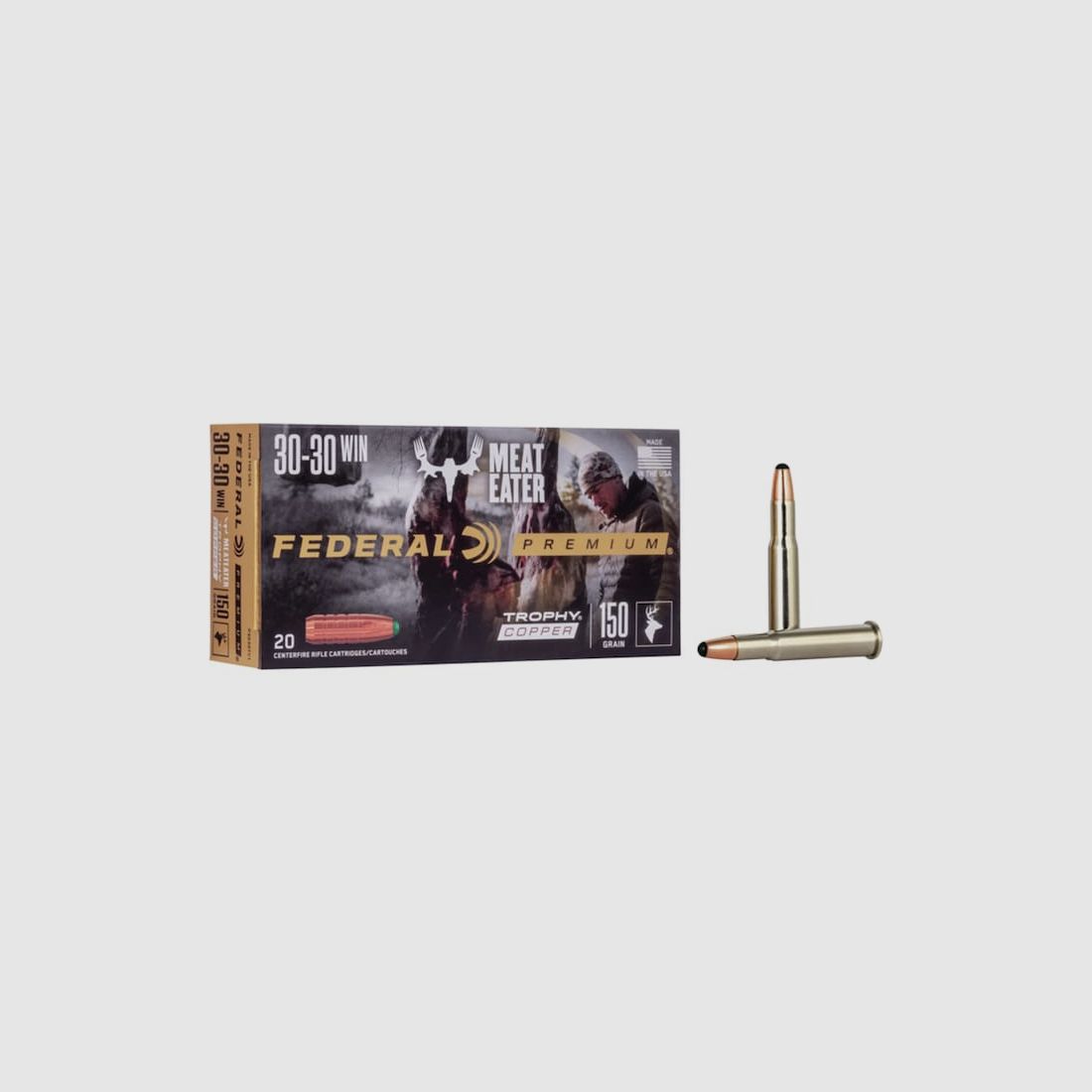 Federal Premium Trophy Copper .30-30 Win. 150GR 20 cartucce