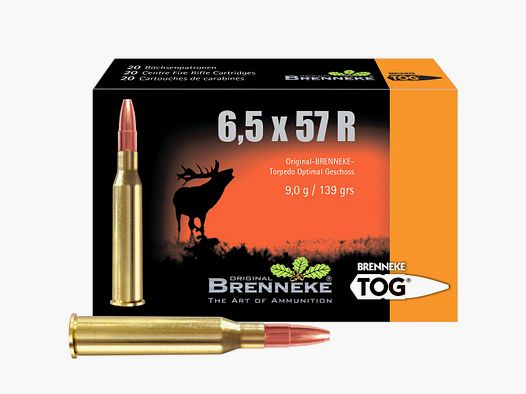 Brenneke 6.5×57 R TOG 9.0g/139grs.