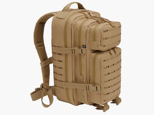 Brandit US Mochila Cooper LASERCUT - Mediana - 25 Litros - Camel (Beige)
