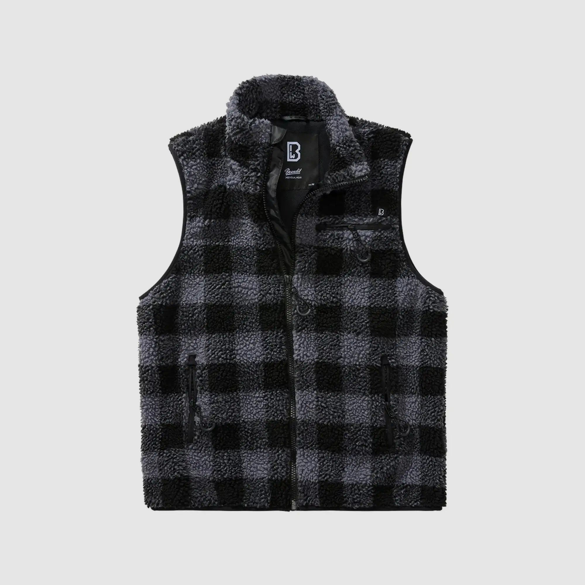 Brandit Brandit Jacke Teddyfleece Vest - Oliv / S Herren