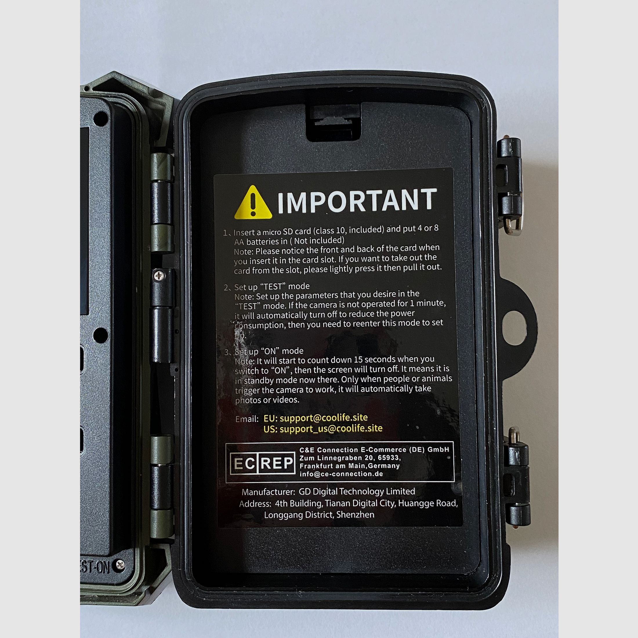 Wildkamera COOLIFE H953 und Zubehör