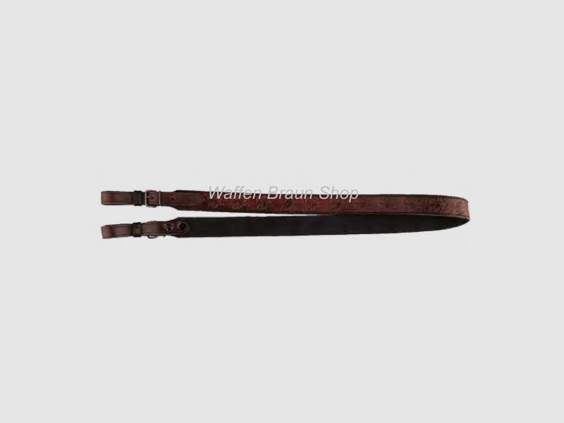 Fritzmann rifle slings made of strong leather, 30 mm wide