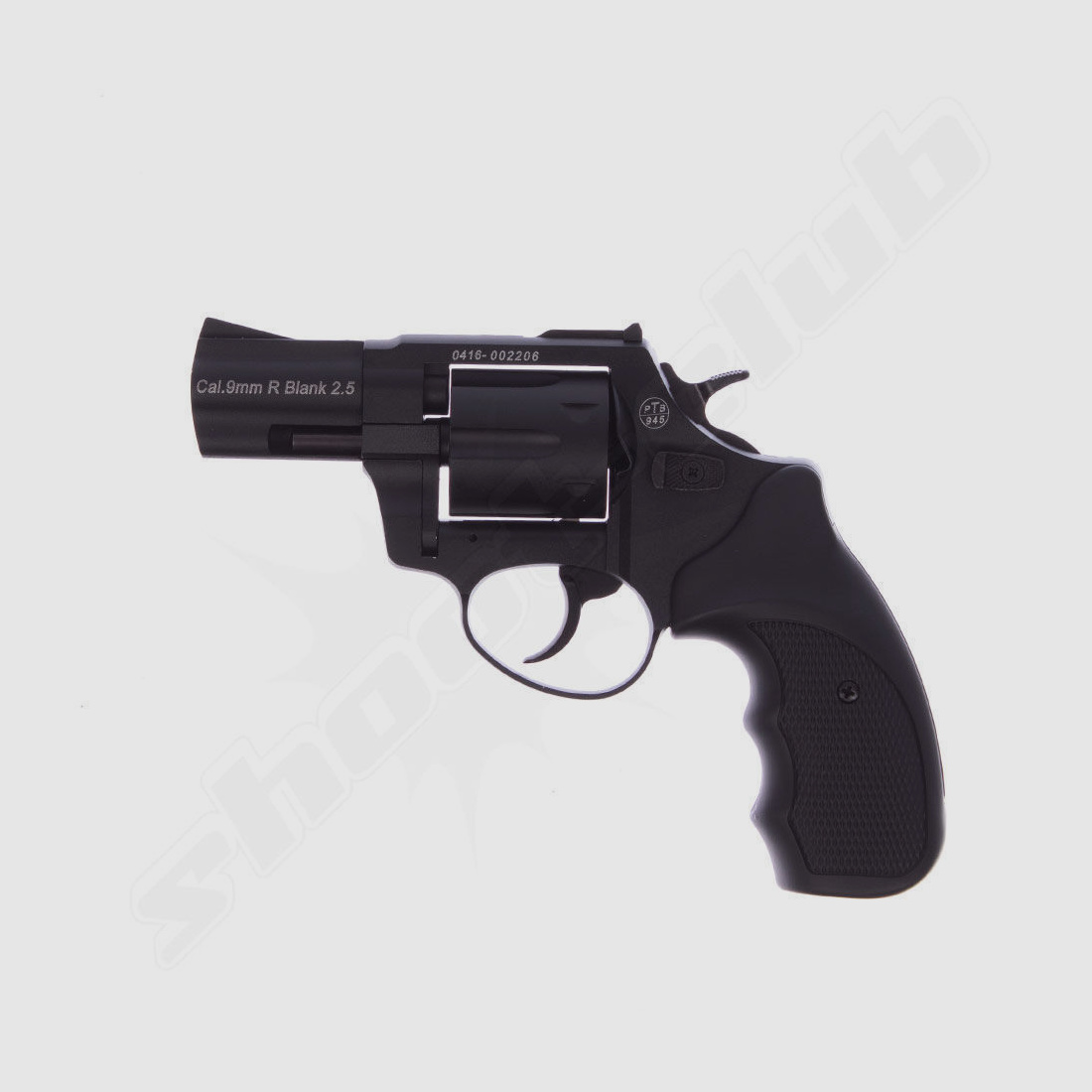 Zoraki R1 Schreckschussrevolver 2,5 Zoll schwarz 9mm R.K. - Set